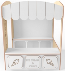 Ігровий будиночок IndigoWood Cafe white